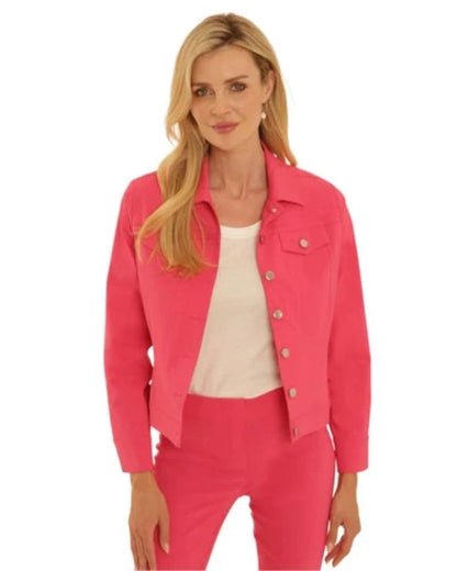 Pomodoro Jean Jacket in Pink - 32600