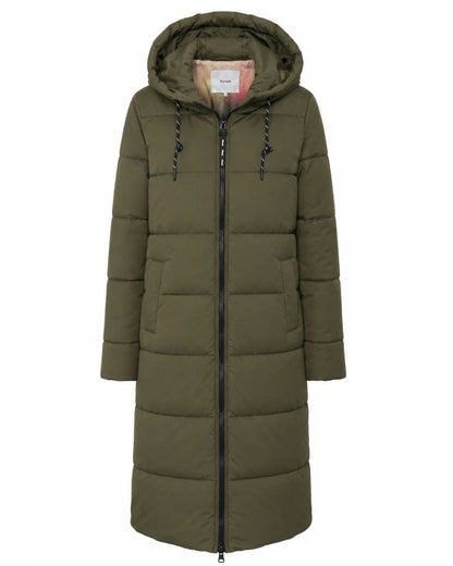 Numph - Nuarven Long Puffer Jacket Forest Night