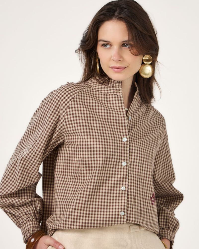 Coraline Beige Blouse
