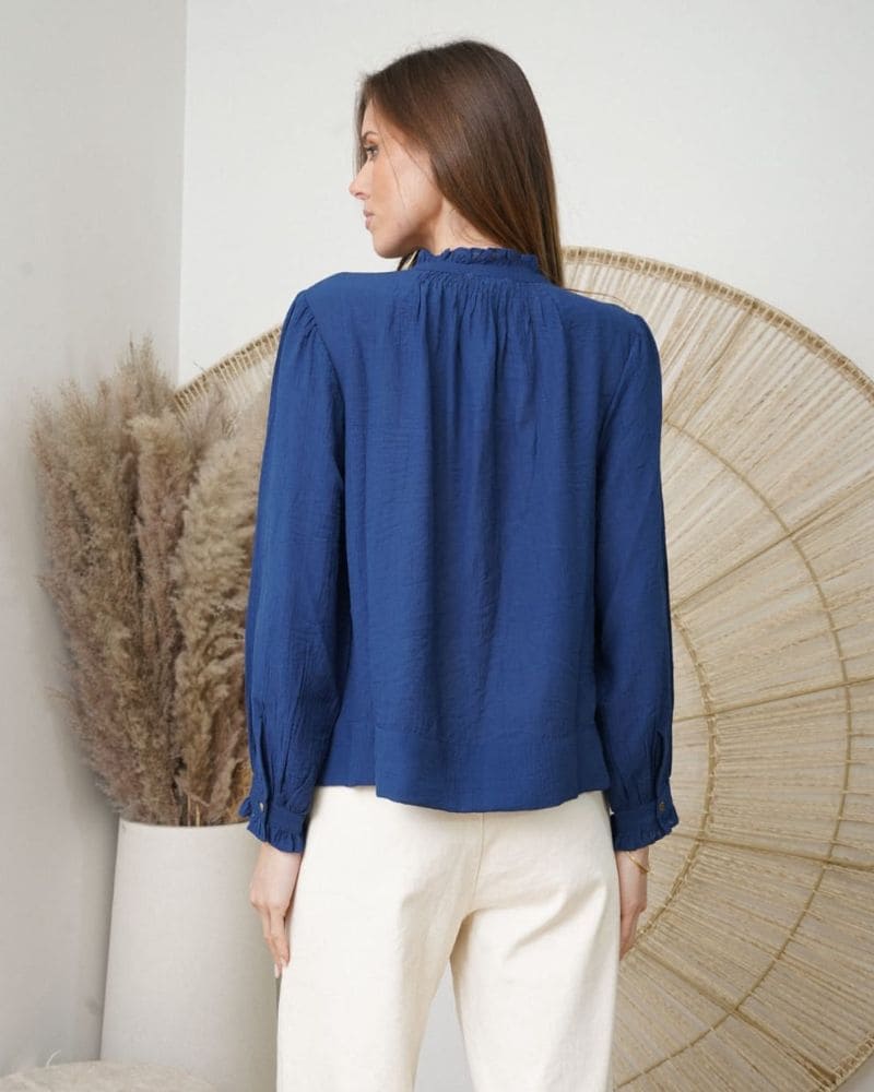 Julia Blue Blouse