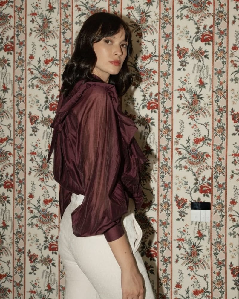Davinda Brown Blouse