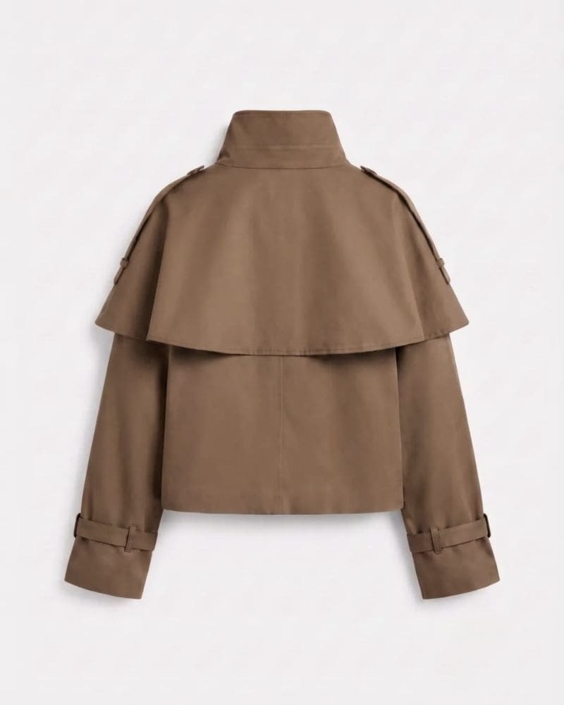 Alexa Cape-Detail Jacket