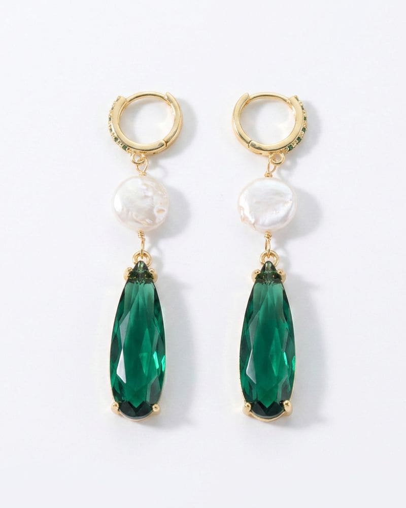 Clementine Freshwater Baroque Pearl Drop Earrings