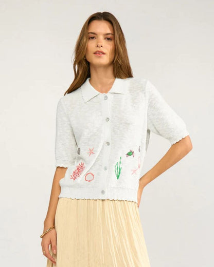 Numph - NUSEANNA CARDIGAN - Cloud Dancer