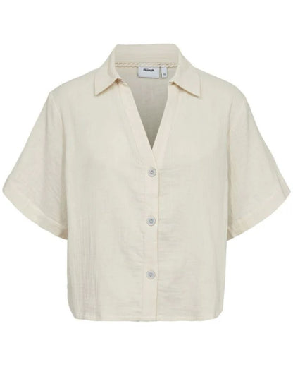 Numph Nunathalia SS Shirt – Whitecap Gray