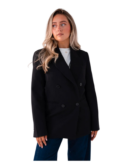 Love Laura Refined Blazer in Black