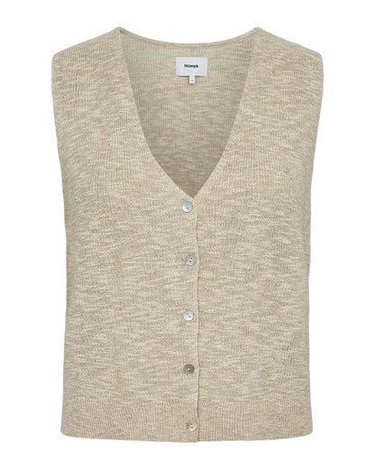 Numph Nupetrina Vest – Whitecap Gray