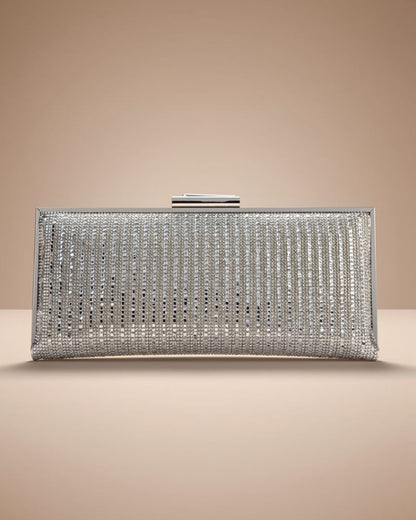 Millie Clutch in Silver