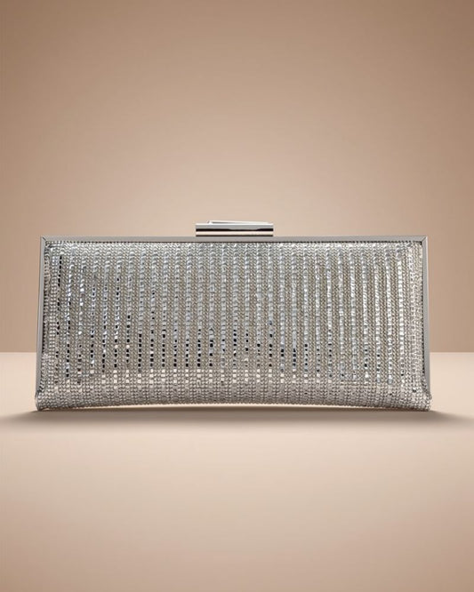 Millie Clutch in Silver