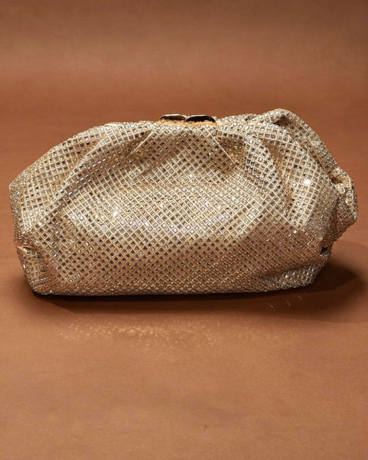 Remi Clutch in Gold