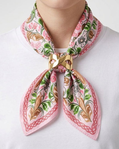 Maya Scarf Ring in Gold
