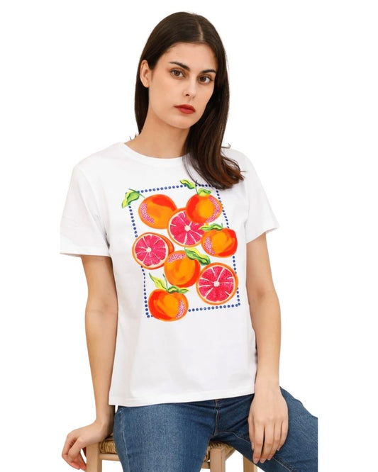 Ava Grapefruit T-Shirt