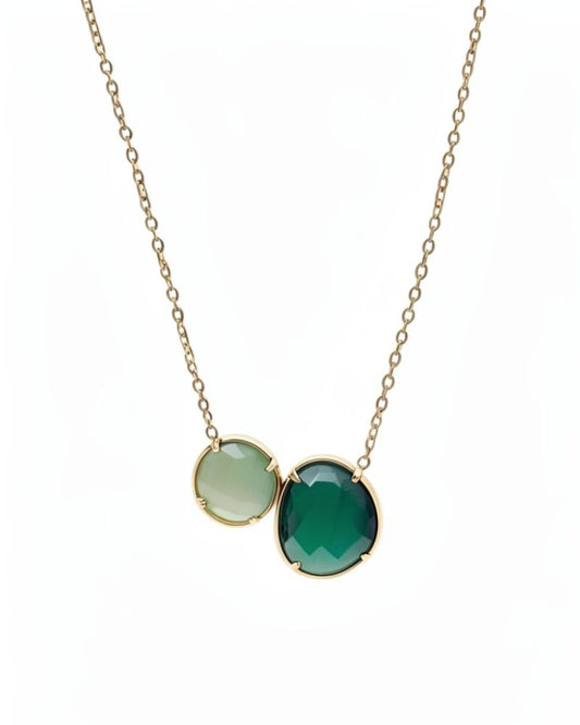 Christina Necklace in Green