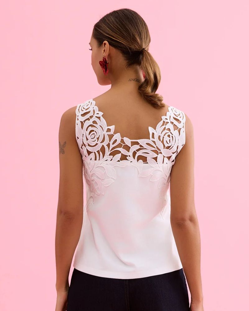 Leo & Ugo  White Cami TEA199