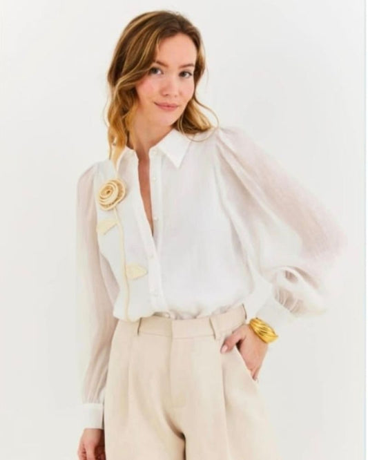 Esti Blouse in White