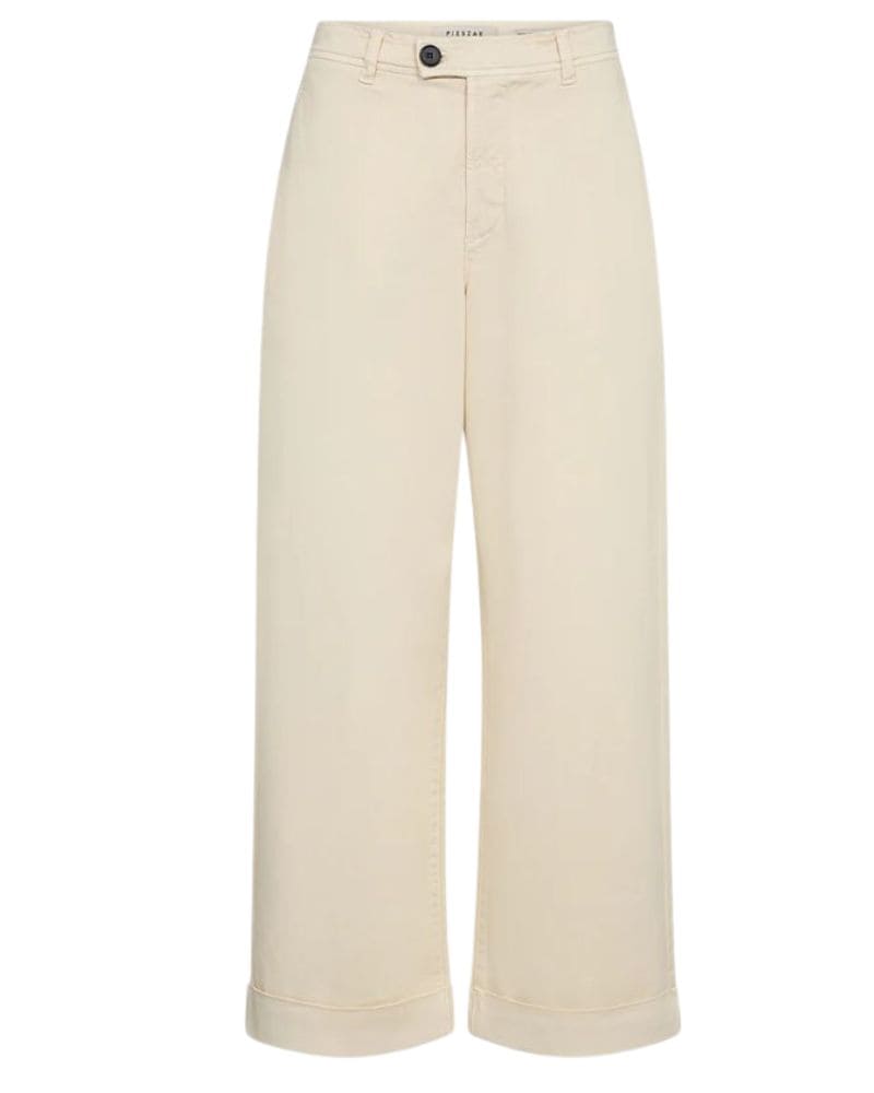 Pieszak Birkin Weekend Cropped Trouser in Oyster White
