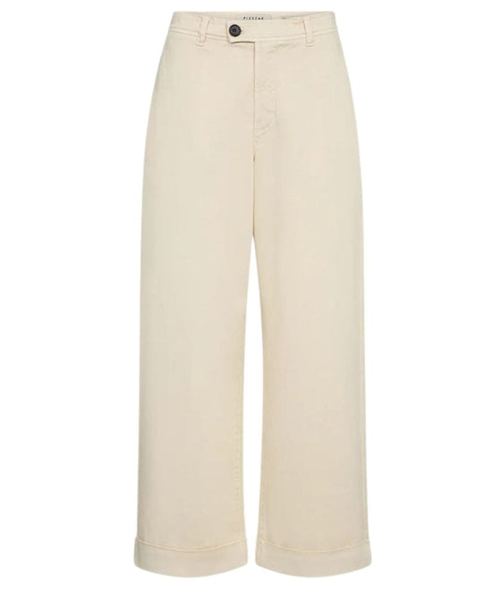 Pieszak Birkin Weekend Cropped Trouser in Oyster White