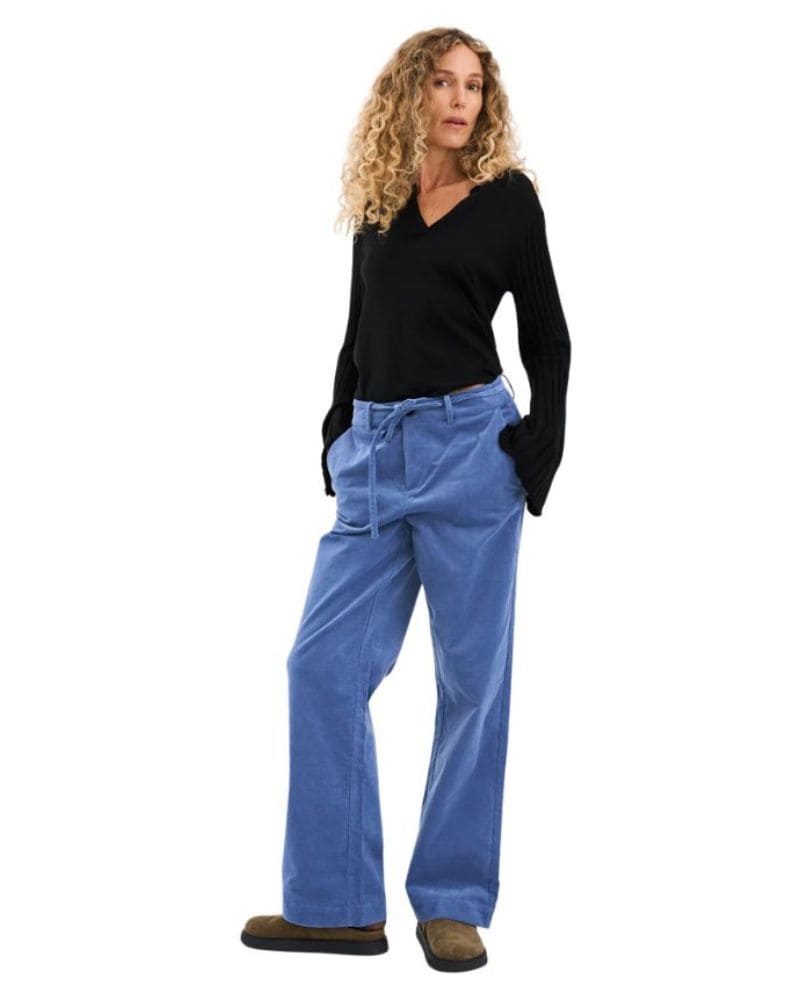 Pieszak Melanie Cord Trousers - Blue Mist