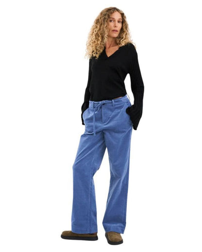 Pieszak Melanie Cord Trousers - Blue Mist