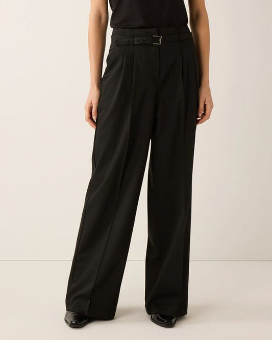 More & More Belt Trousers in Black