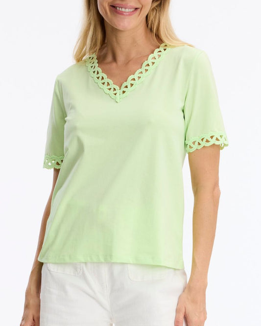 Leo & Ugo Crochet Detail tee TEJ985