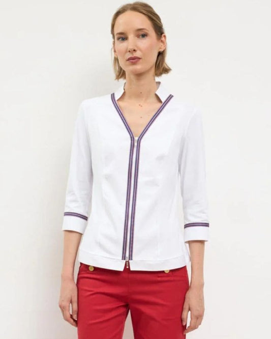 Bariloche Saucillo Zip White Shirt