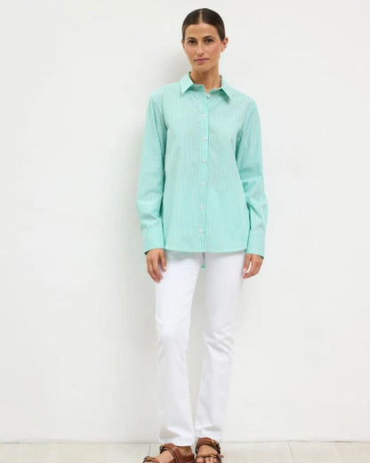 Bariloche Yerba Green Stripe Shirt