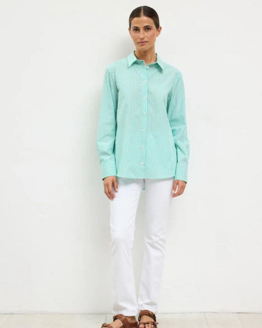 Bariloche Yerba Green Stripe Shirt