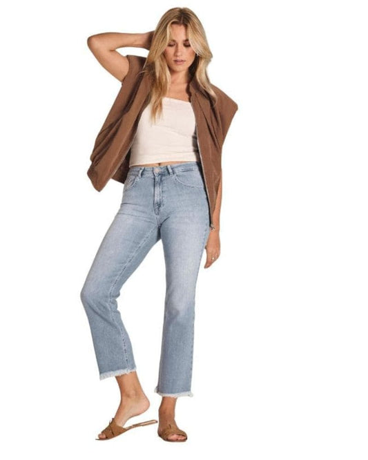 Para Mi - Mila Mini Flare Jean Sky