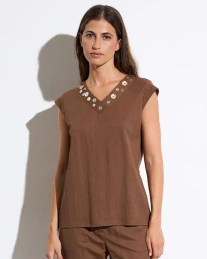 Tinta Damiana Chocolate T-Shirt