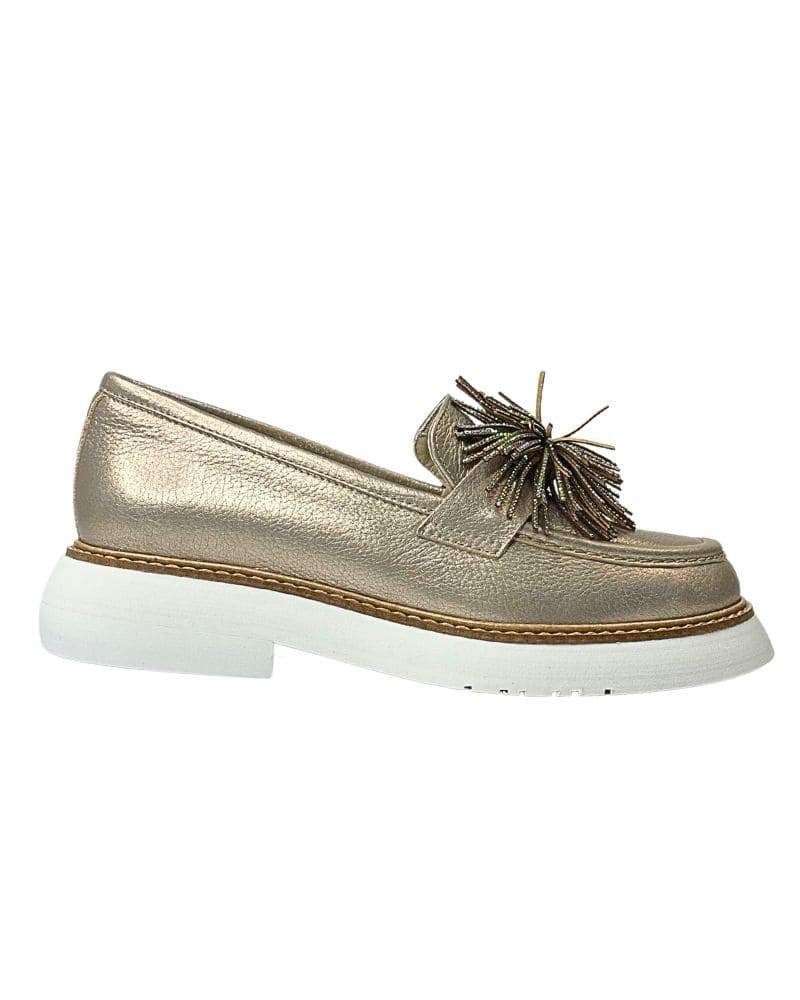 Marian - 9203 V25 - Nacre Oro - Gold Loafer