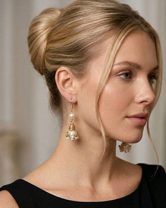 Adeline Gold Drop Earring