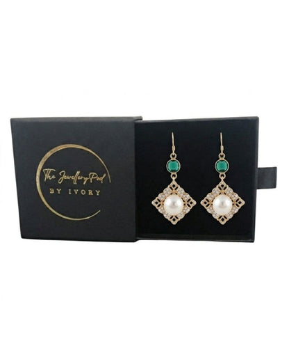Sadie gold drop earrings