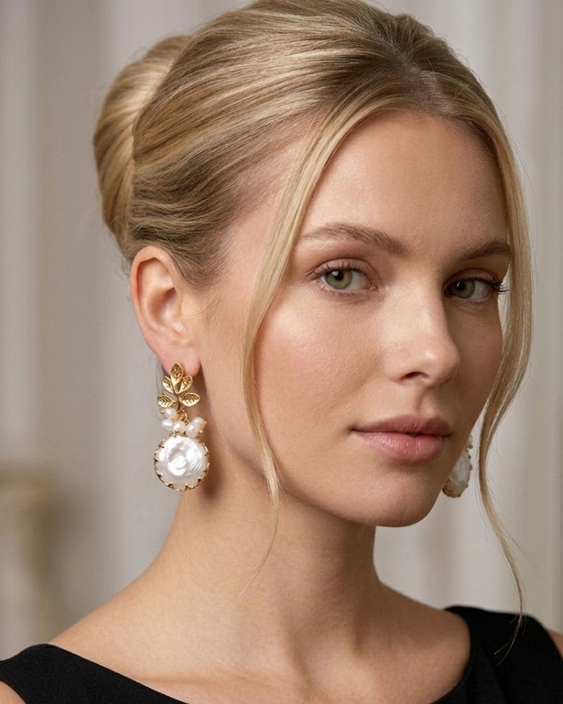 Freya Pearl Statement Earrings