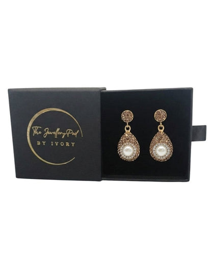 Orla Textured Statement Earrings