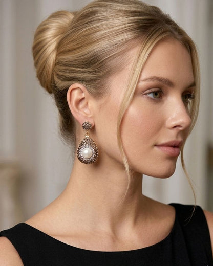 Orla Textured Statement Earrings