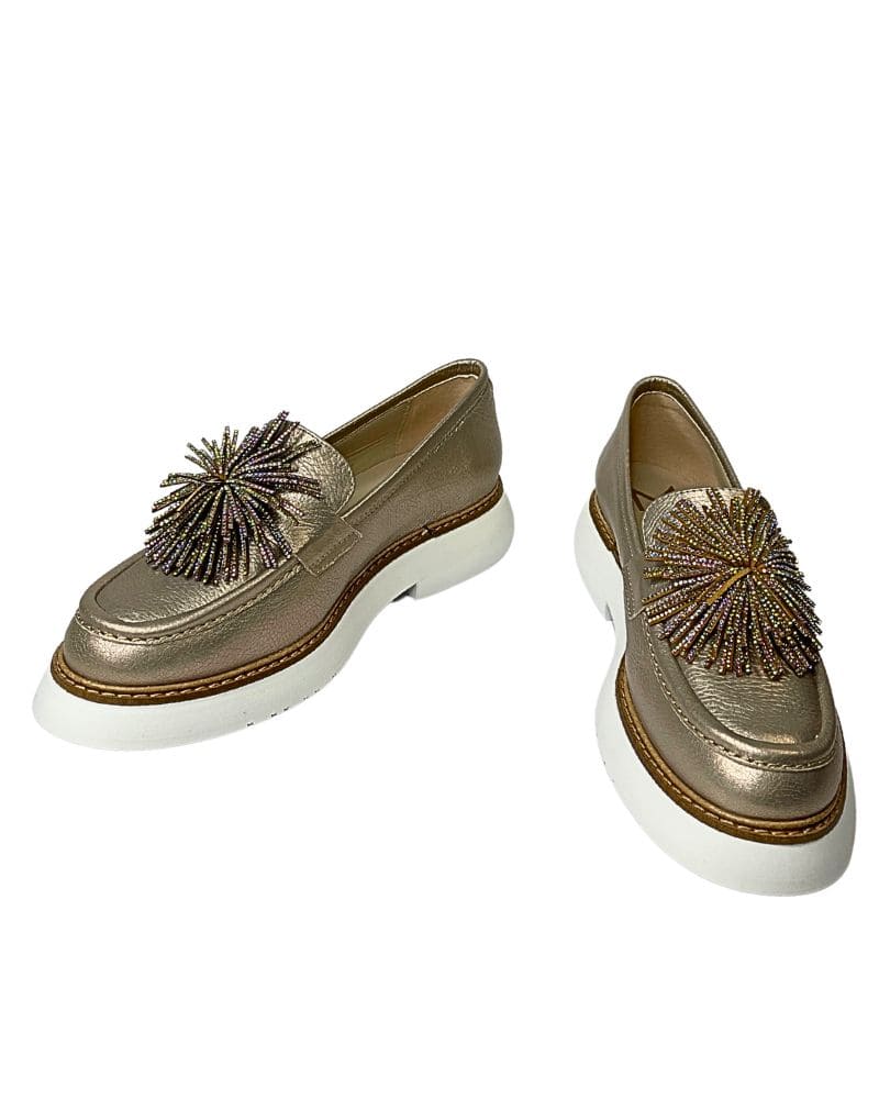 Marian - 9203 V25 - Nacre Oro - Gold Loafer