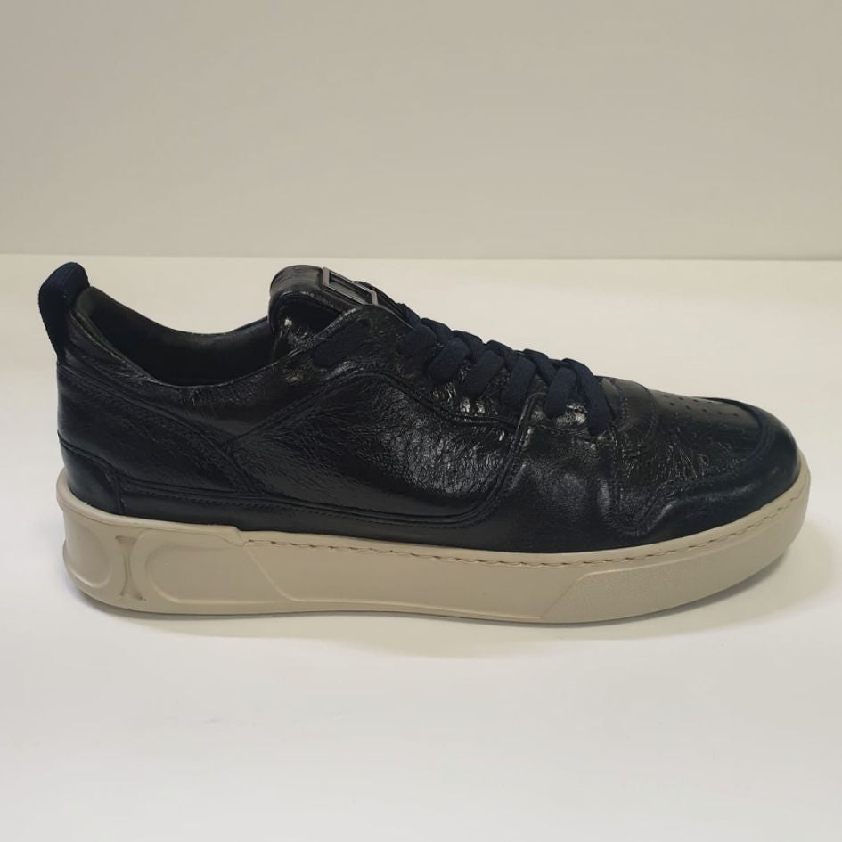 Hogl Leather Trainers in Nightblue - 0-10 0743