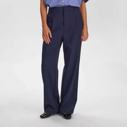 Numph Numathy Trousers in Dark Sapphire