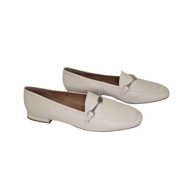 Hogl 9100920 Cream Loafer Shoes
