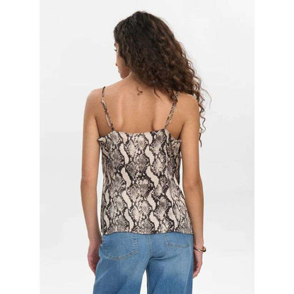 Numph - NUVICTORIA STRAP TOP - Gray Morn