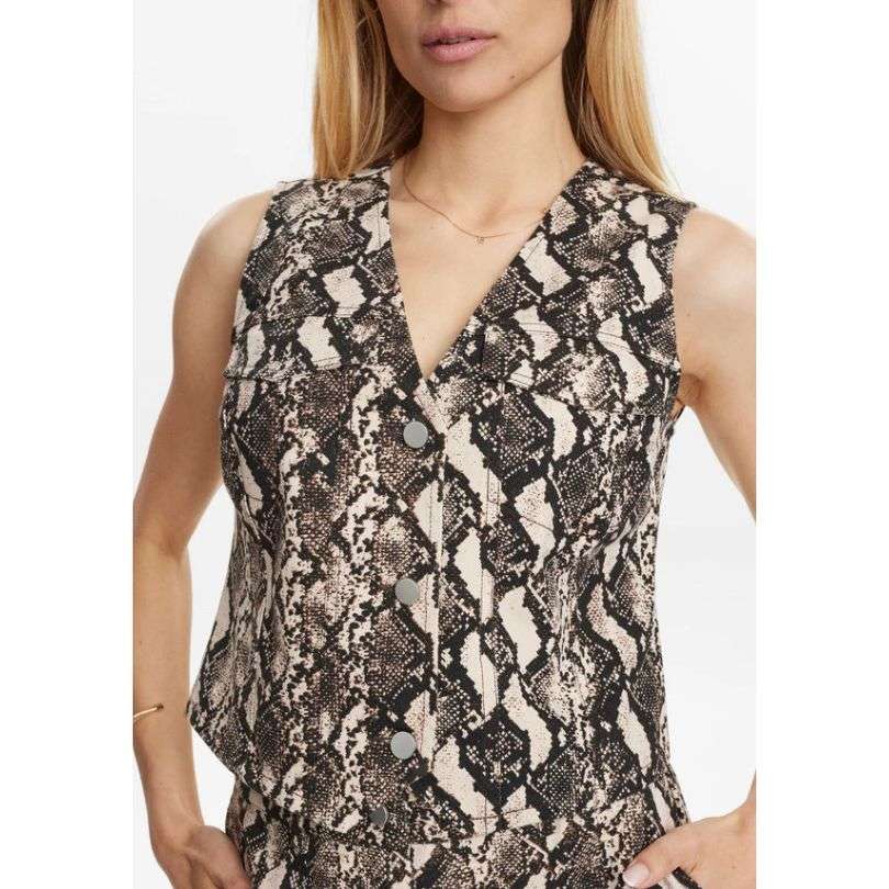 Numph - NUVIITA VEST - Gray Morn