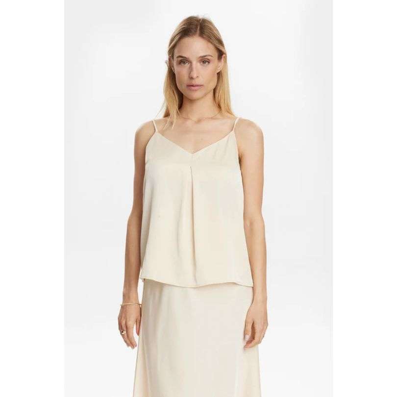 Numph - NUEVERY STRAP TOP - Ecru