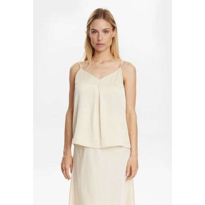 Numph - NUEVERY STRAP TOP - Ecru