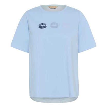 Culture Cudara Gith T-Shirt in Serenity Blue