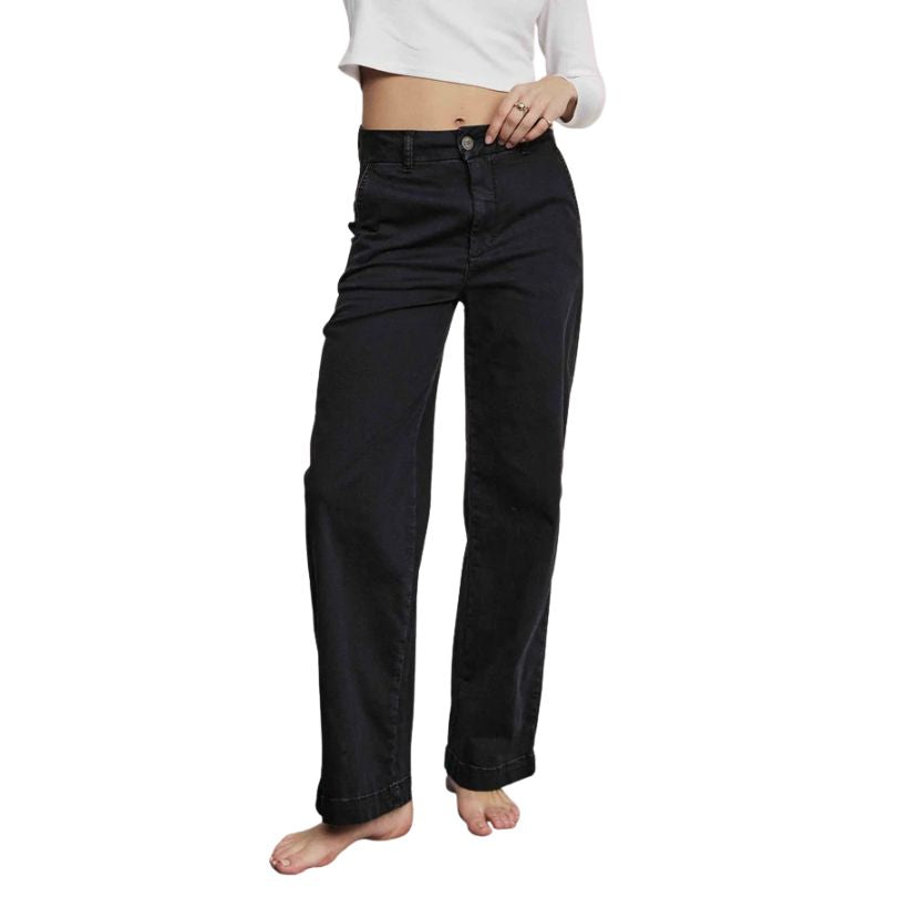 Numph - NUAMBER PANTS SHORT BLACK - Caviar