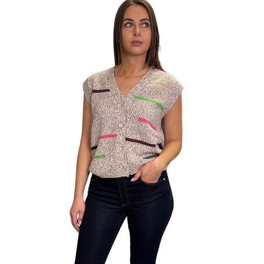 Numph - Nuiga Vest Grey Mel