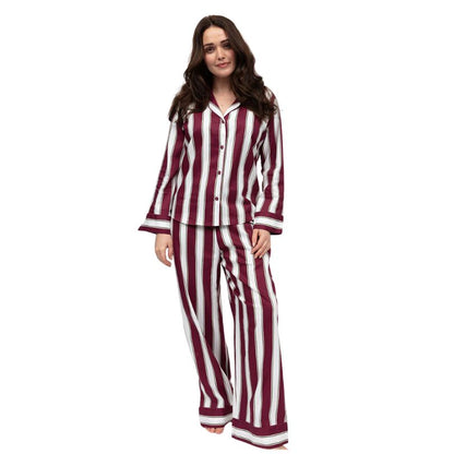 Cyber Jammies - Ox Blood Stripe