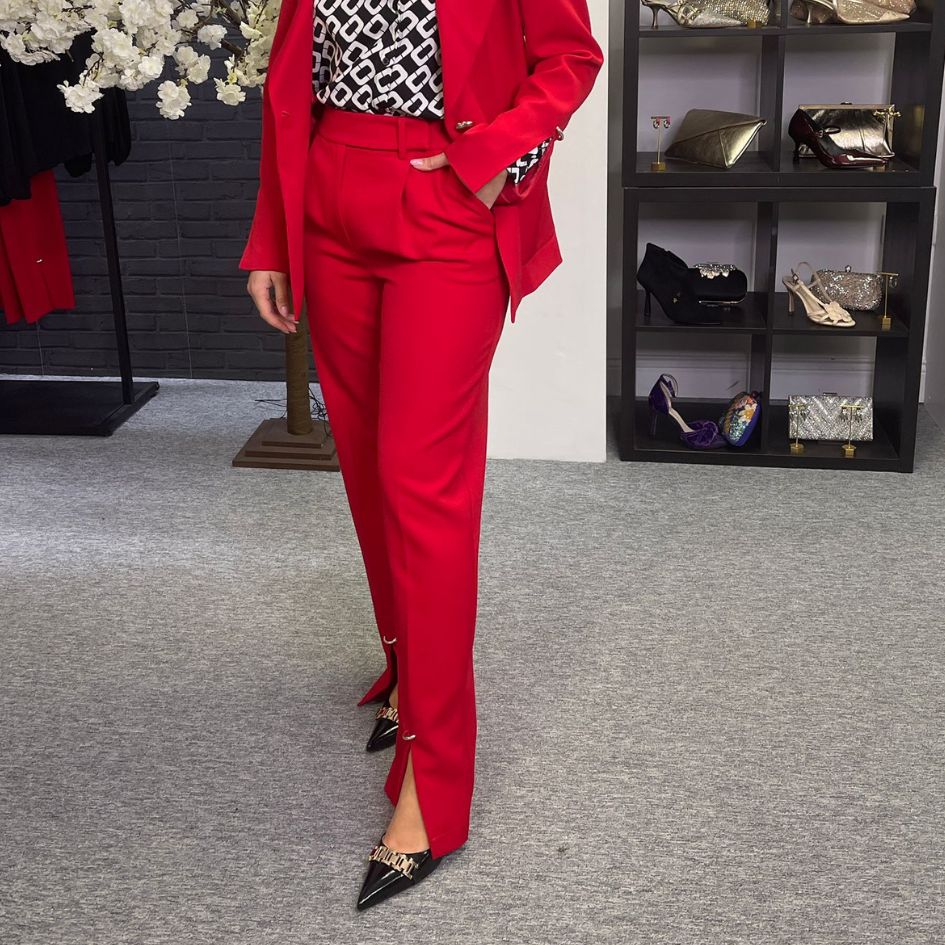 Kameya Anna Trousers in Red