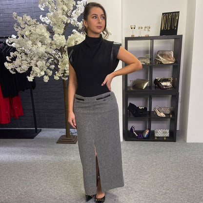 Kameya Aliyah Dress in Grey